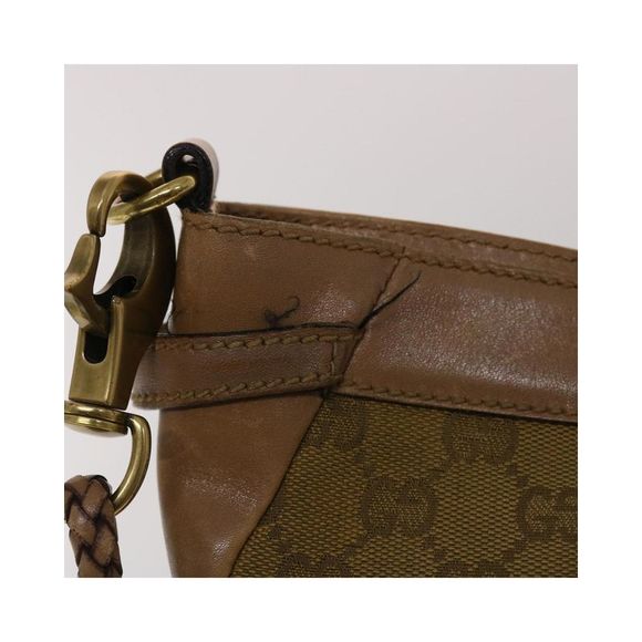 Pre Loved GUCCI  GG Canvas Shoulder Bag Brown 109097 Auth 49074 - Picture 7 of 10